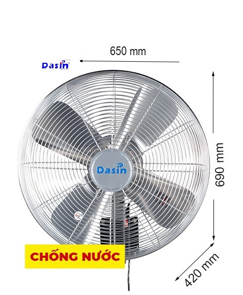 Quạt treo tường chống nước Dasin KWP 2460