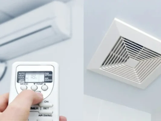 cách lắp quạt thông gió cho phòng điều hòa