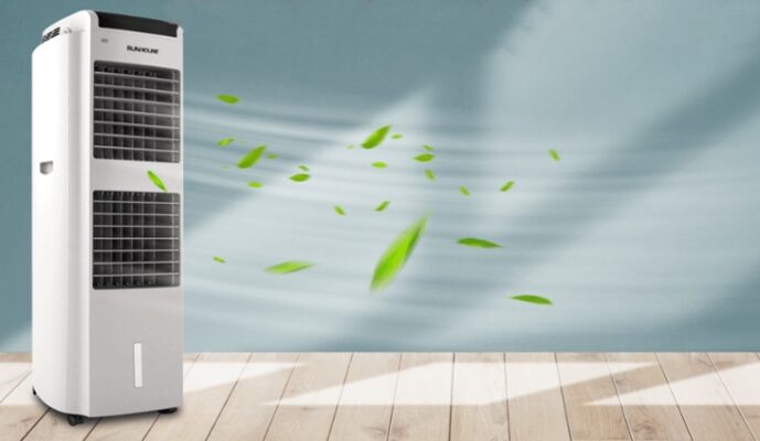 quạt điều hòa làm mát được bao nhiêu độ