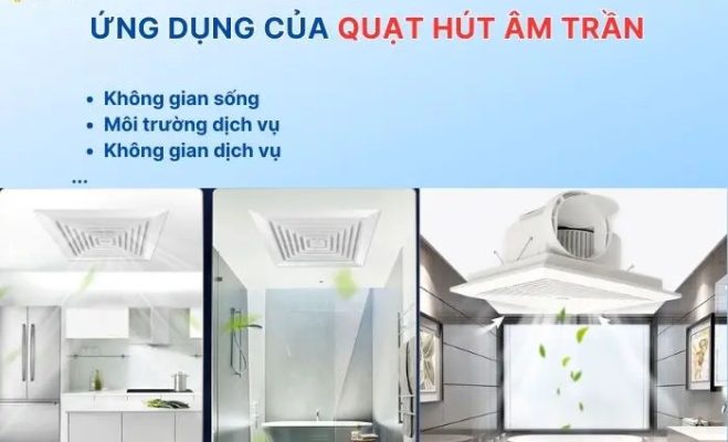 công dụng của quạt hút âm trần​