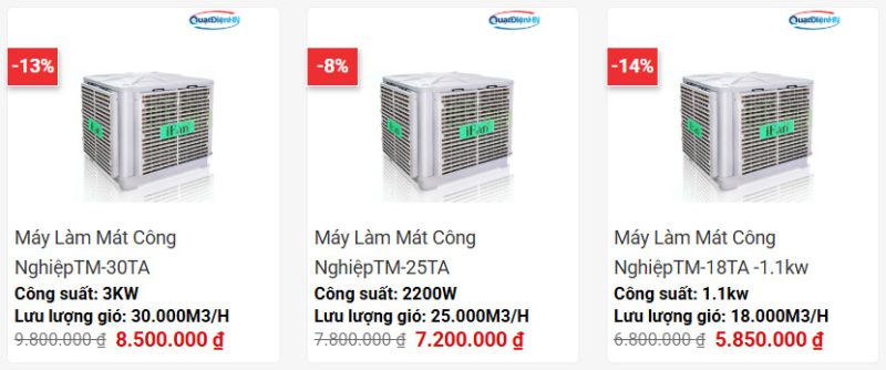 Tư Vấn Máy Làm Mát Nào Tốt Nhất Trên Thị Trường 2025? 3 Máy Làm Mát Công Nghiệp Quạt điện Hà Nội