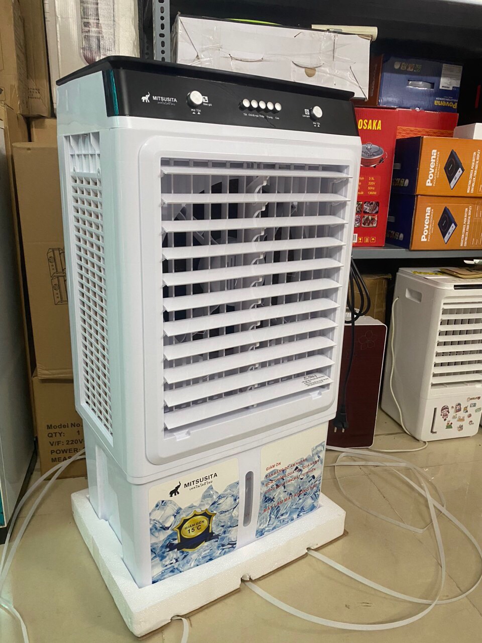 cách tháo quạt hơi nước misushita 1
