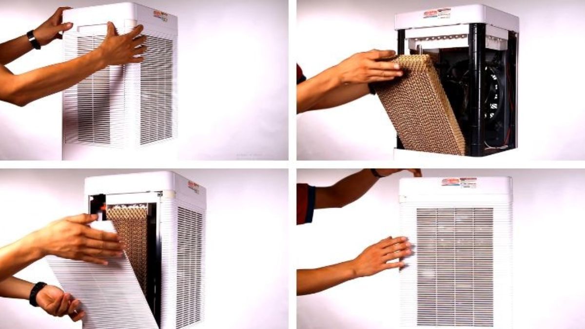 cách tháo quạt hơi nước misushita 2