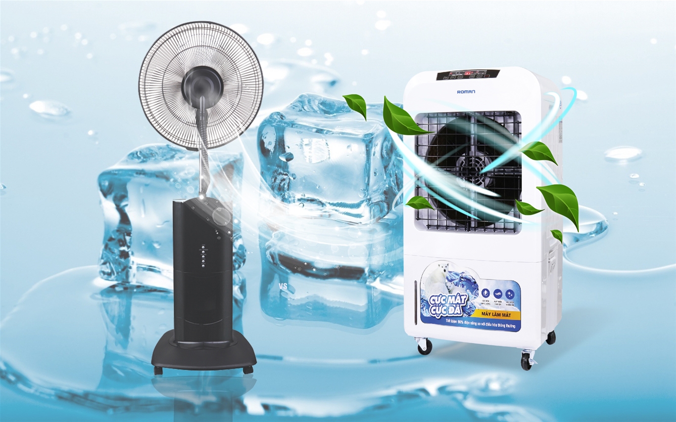 quạt điều hòa và quạt hơi nước 5