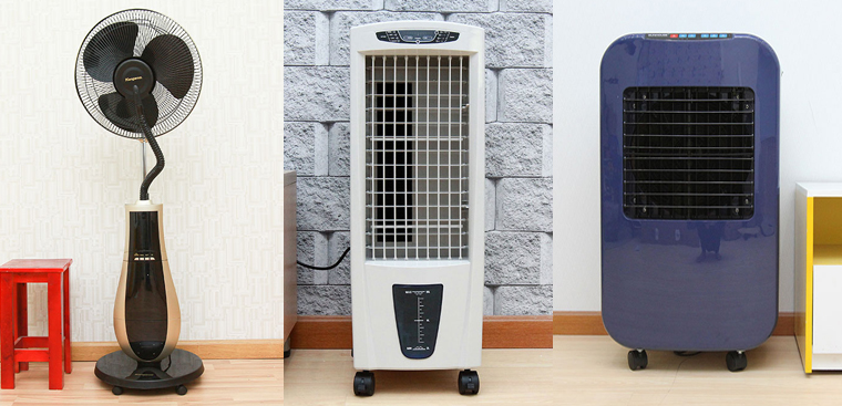 quạt điều hòa và quạt hơi nước 2