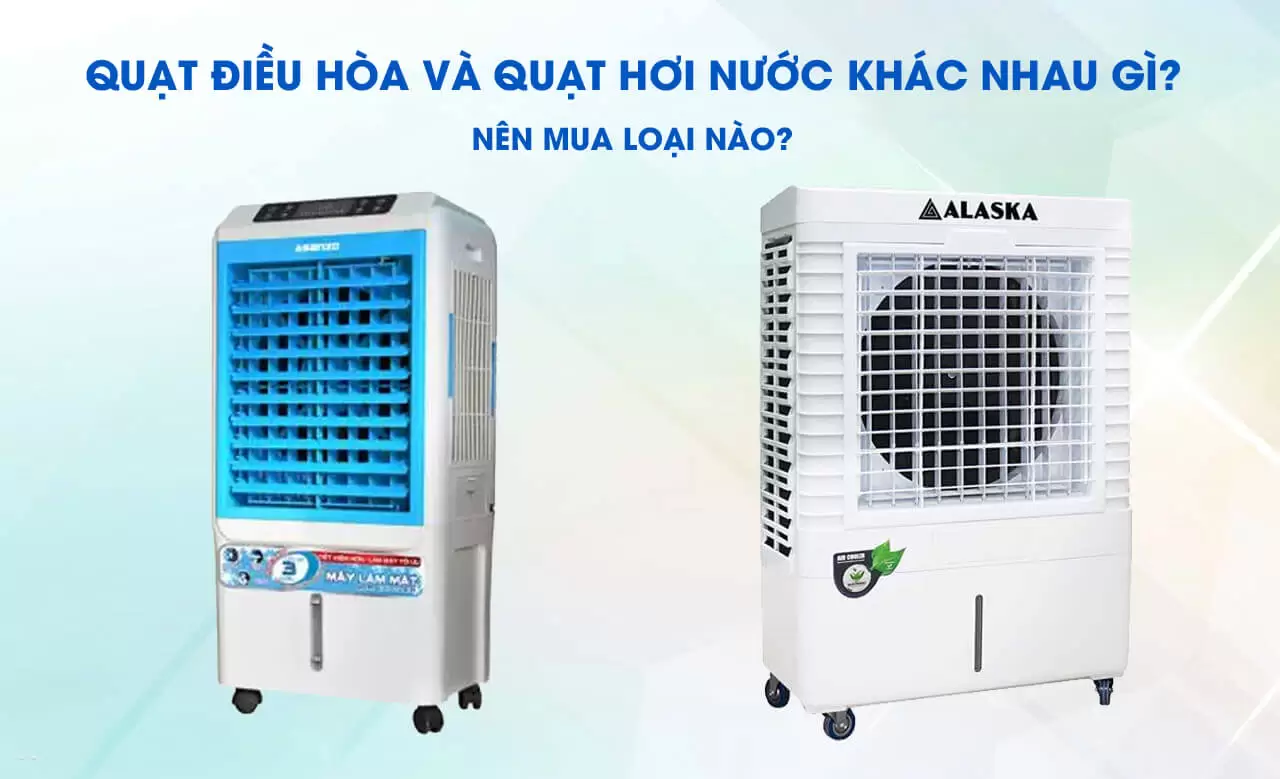 quạt điều hòa và quạt hơi nước 4