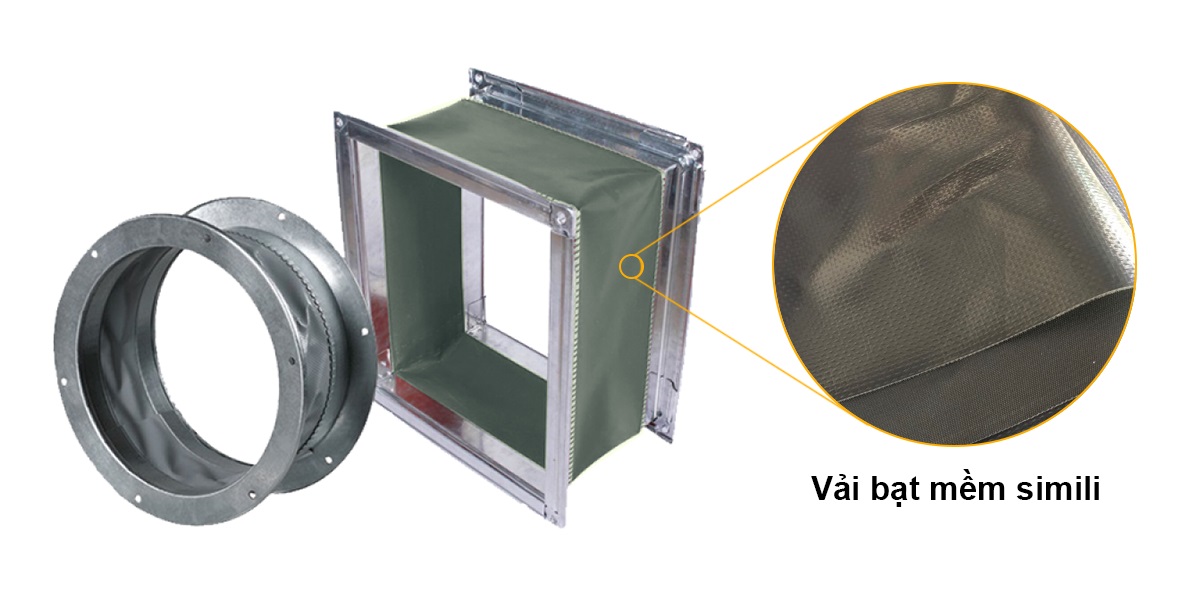 Khớp nối mềm ống gió: Cấu tạo, công dụng và giải pháp chống rung giảm ồn HVAC 3 khớp nối mềm ống gió 2